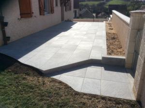Réalisation d'une terrasse