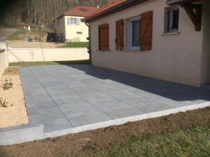Réalisation d'une terrasse