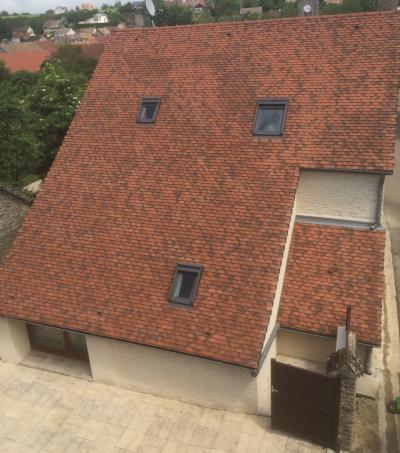 Rénovation d'une toiture et de la façade